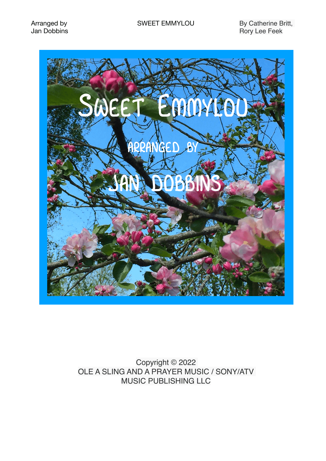 Sweet Emmylou (arr. Jan Dobbins)