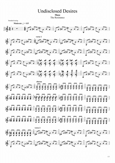 Undisclosed Desires (arr. Hugo Neves)