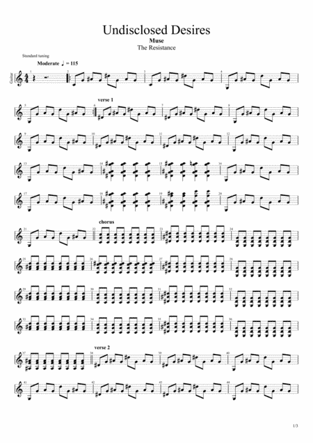 Undisclosed Desires (arr. Hugo Neves)