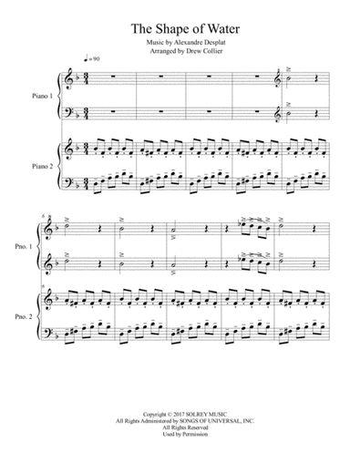 The Shape Of Water (arr. Drew Collier)