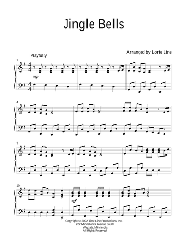 Jingle Bells (from Sharing The Season IV) (arr. Lorie Line)