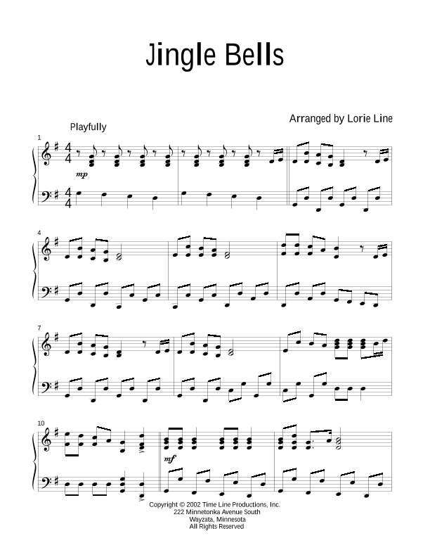 Jingle Bells (from Sharing The Season IV) (arr. Lorie Line)