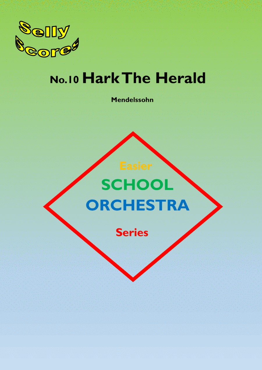 EASIER SCHOOL ORCHESTRA SERIES 10 Hark the Herald Angels Sing (arr. John Beale)