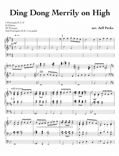 Ding Dong Merrily on High (arr. Jeff Perks)