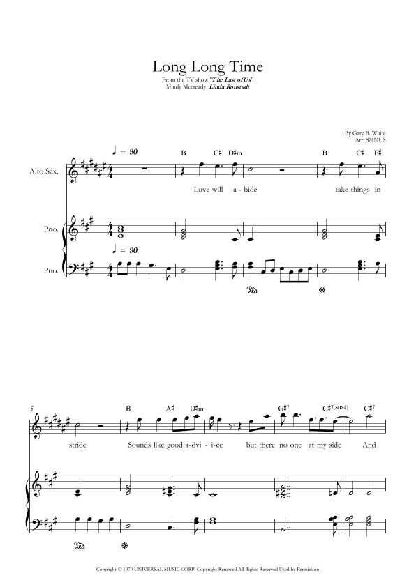 Long Long Time (arr. SMMUS)