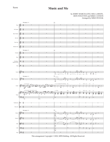 Music And Me (arr. Mike Hyziak)