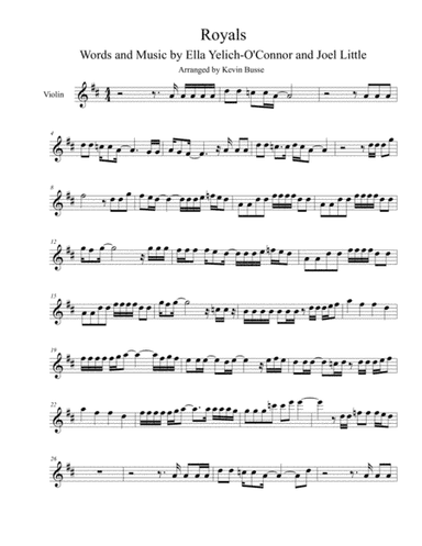 Royals (arr. Kevin Busse)