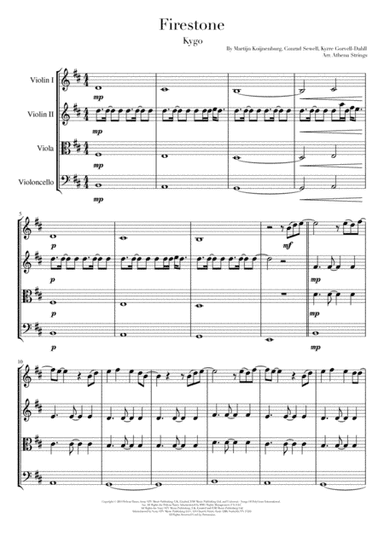 Firestone (arr. Athena Strings)