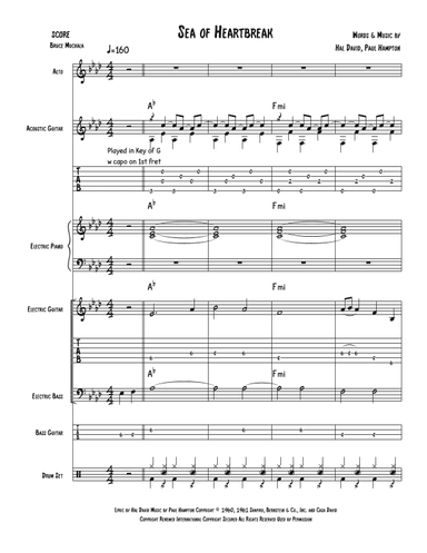 Sea Of Heartbreak (arr. Bruce Muckala)