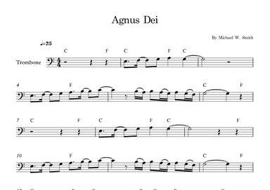 Agnus Dei (arr. E.P)