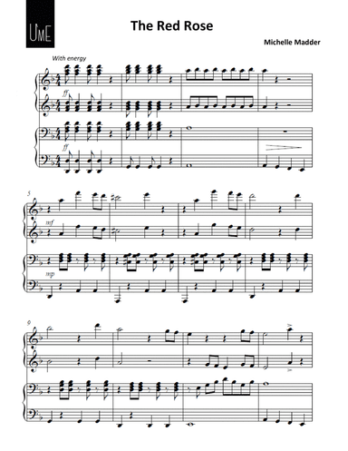 The Red Rose - Piano Duet