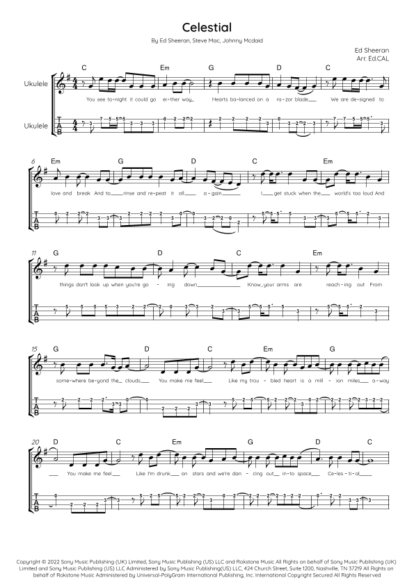 Celestial (arr. Arr. Ed.CAL)