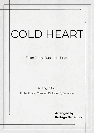 Cold Heart (pnau Remix) (arr. RODRIGO BENEDUCCI)