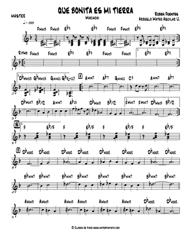 Que Bonita Es Mi Tierra (arr. Mateo Aguilar)