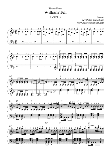 Theme From William Tell (arr. Pedro Lutterbach)