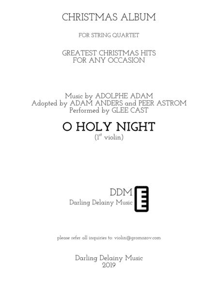 O Holy Night (arr. Darling Delainy)