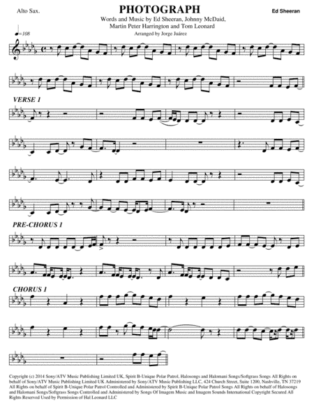 Photograph (arr. Jorge Juárez)