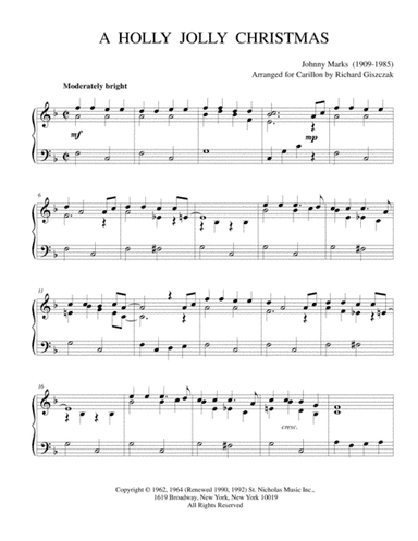 A Holly Jolly Christmas (arr. Richard Giszczak)