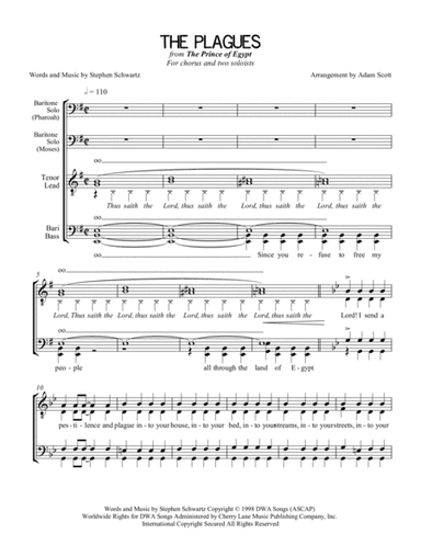 The Plagues (arr. Adam Scott)