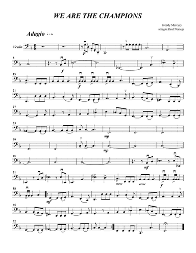 We Are The Champions (arr. RAUL NORIEGA)