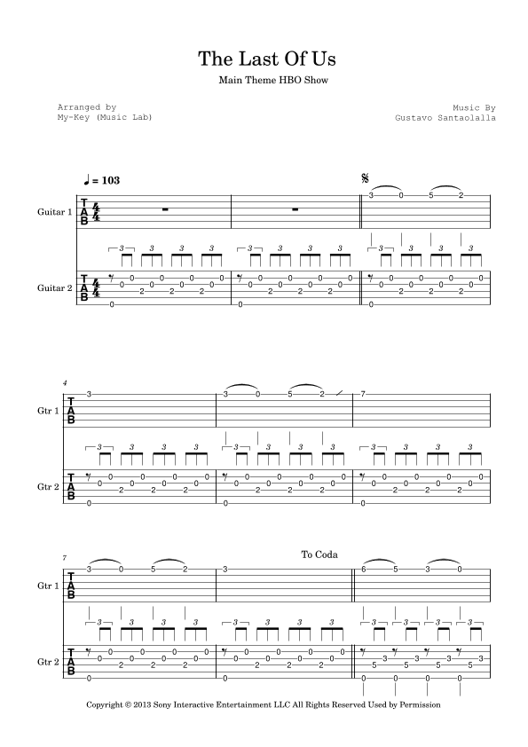 The Last Of Us (arr. My-Key (Music Lab))