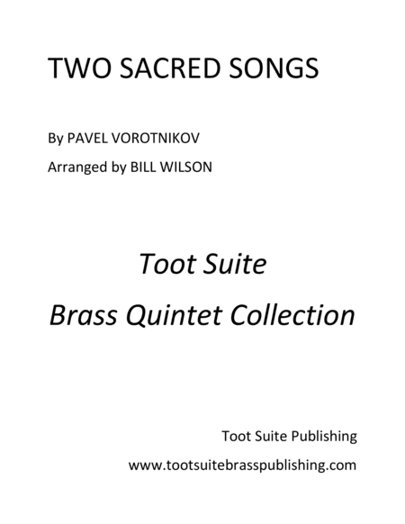Two Sacred Songs (arr. Bill Wilson)