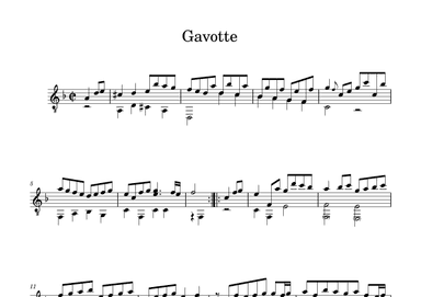 Suite 5 Gavotte (arr. Benjamin Grace)