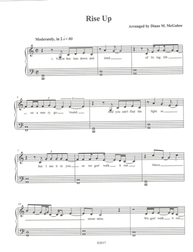 Rise Up (arr. Diane M. McGahee)