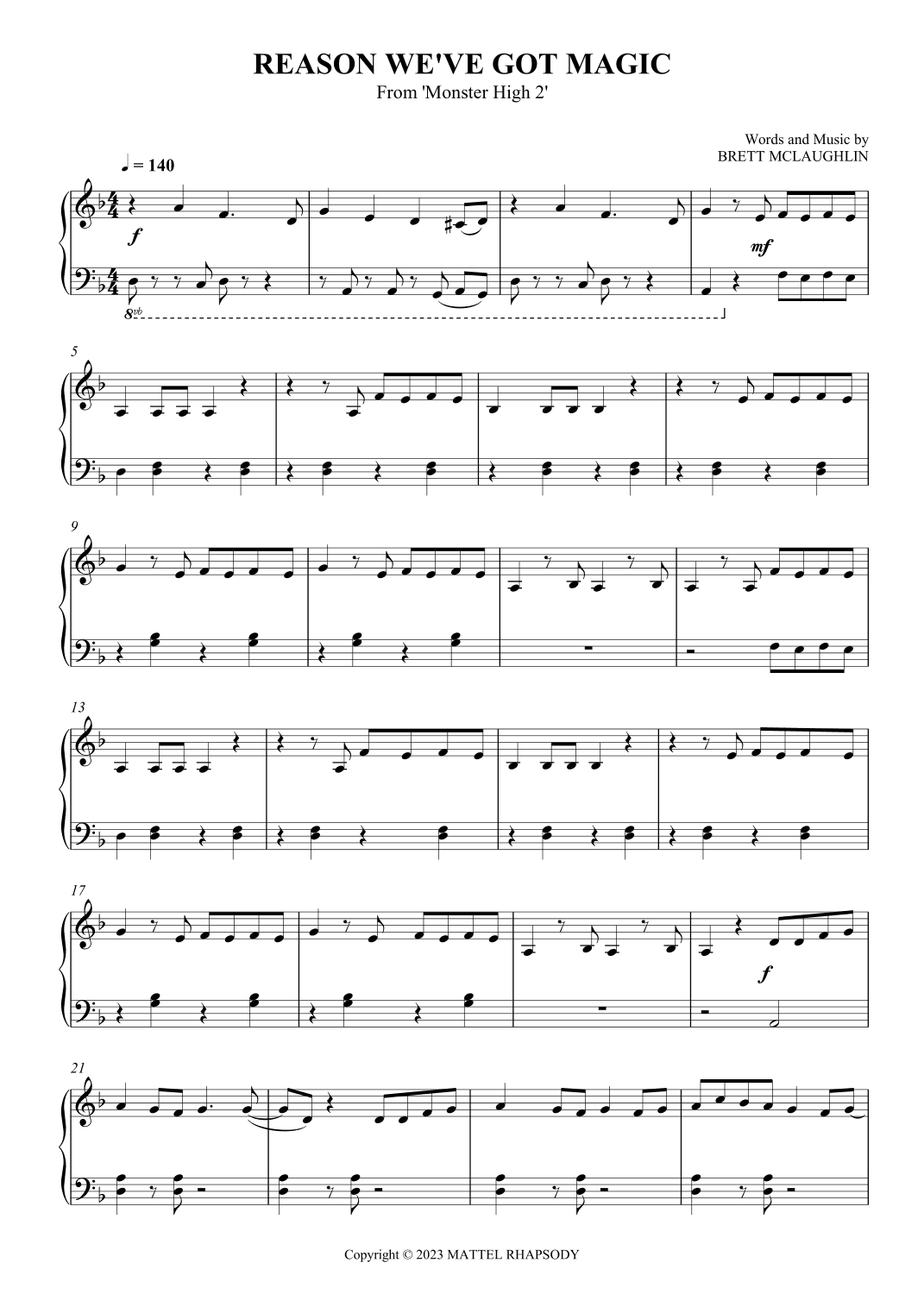 Reason We've Got Magic (arr. SCMusic)
