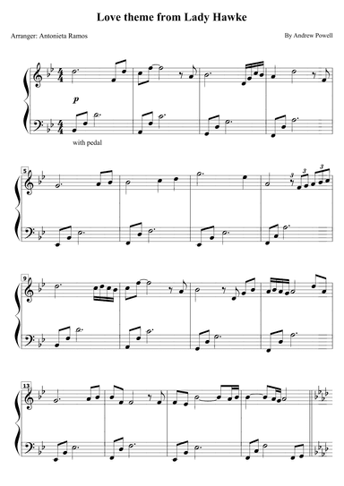 Ladyhawke (arr. Antonieta Ramos Valverde)