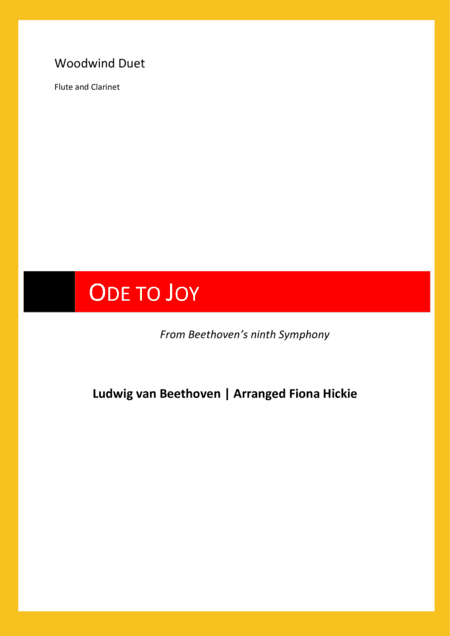 Ode to Joy (arr. Fiona Alice Hickie)