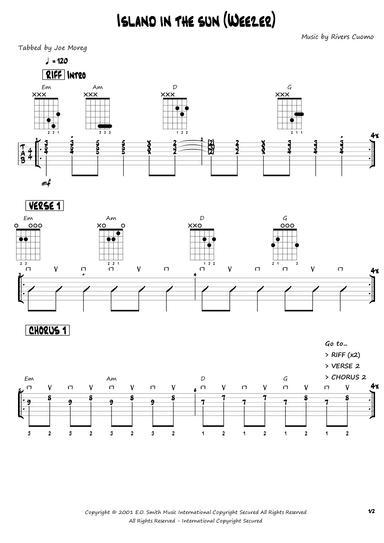 Island In The Sun (arr. Joe Moreg)