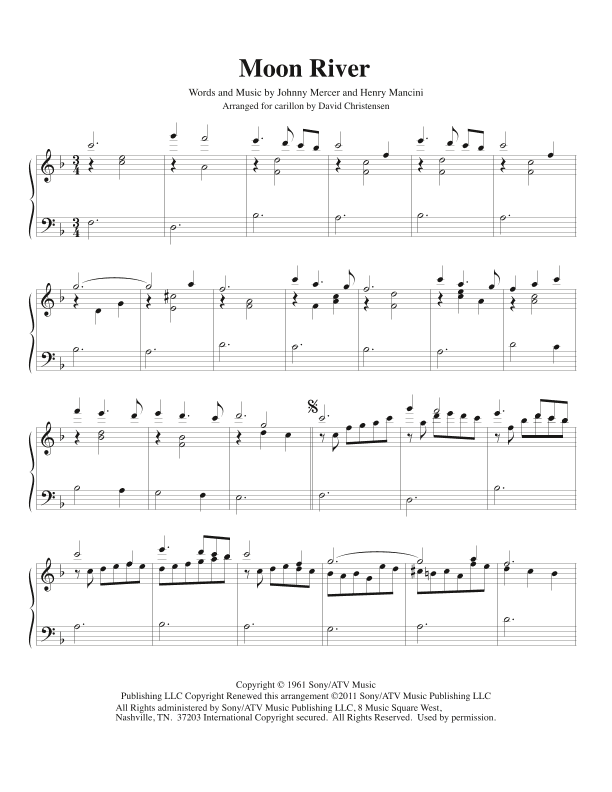 Moon River (arr. David Christensen)