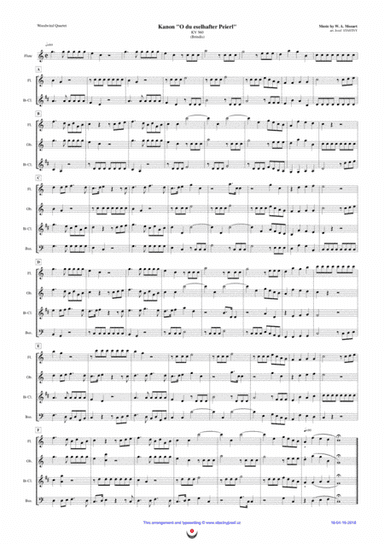 Canon Brindis (Mozart: "O du eselhafter Peierl") (arr. Josef STASTNY)