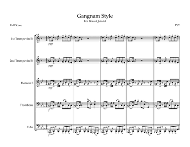 Gangnam Style (arr. David Watson)