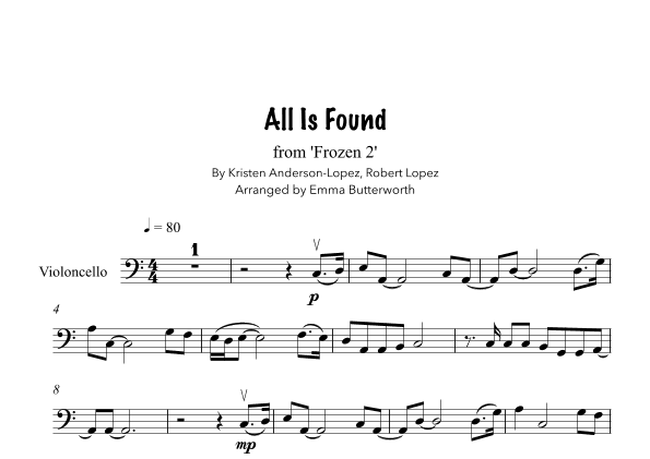 All Is Found (arr. Emma Butterworth)