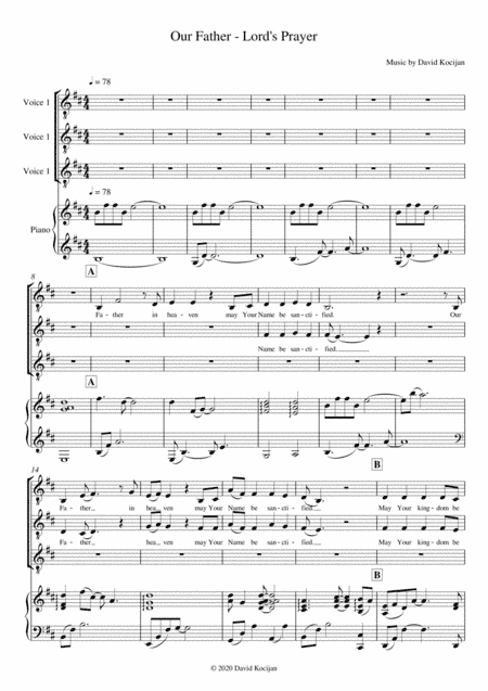 Our Father - Lord's Prayer (English)