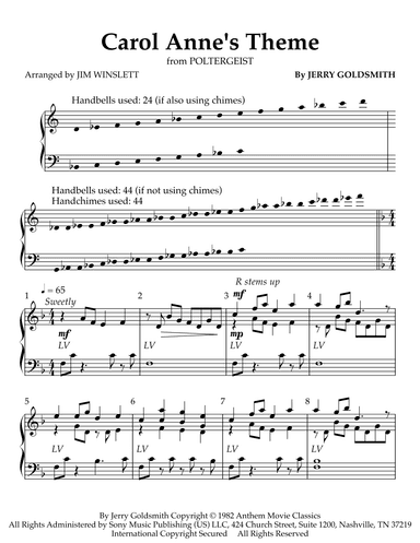 Carol Anne's Theme (arr. Jim Winslett)