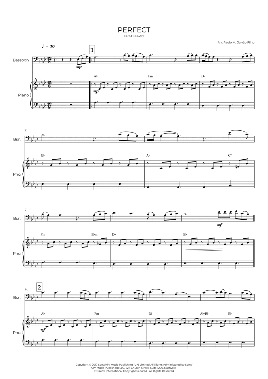 Perfect (arr. Paulo Galvão Filho)