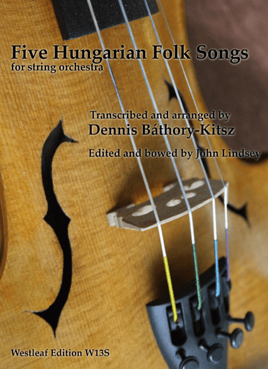 Five Hungarian Folk Songs (arr. Dennis Bathory-Kitsz)