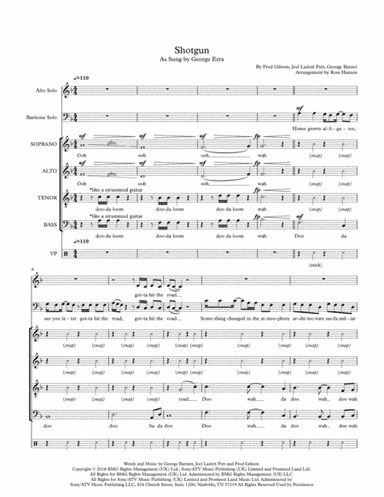Shotgun (arr. Ross Hansen)