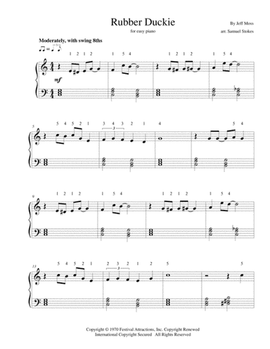 Rubber Duckie (arr. Samuel Stokes)