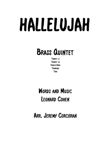 Hallelujah (arr. Jeremy Corcoran)