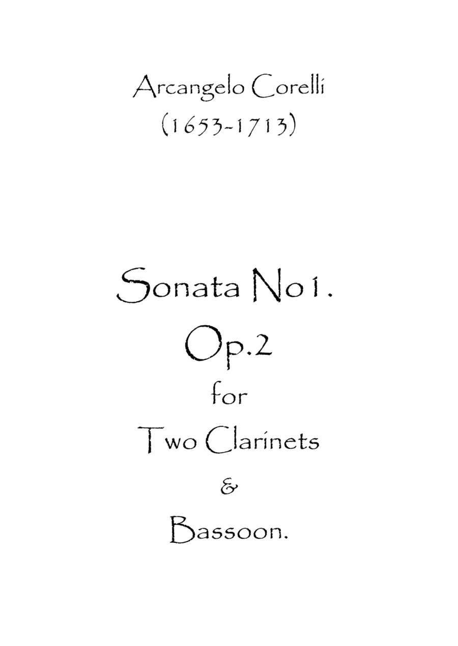 Sonata No.1 Op.2 (arr. Spence Bundy)