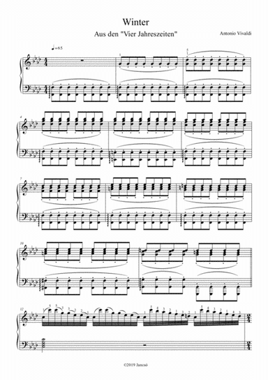 Four Seasons (Winter) (arr. Thomas Jancso)