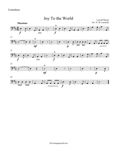 Joy To the World (arr. Nick Lacanski)