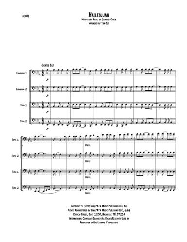 Hallelujah (arr. Tim Olt)