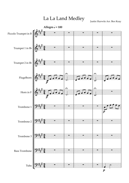 City Of Stars (arr. Benjamin Keay)