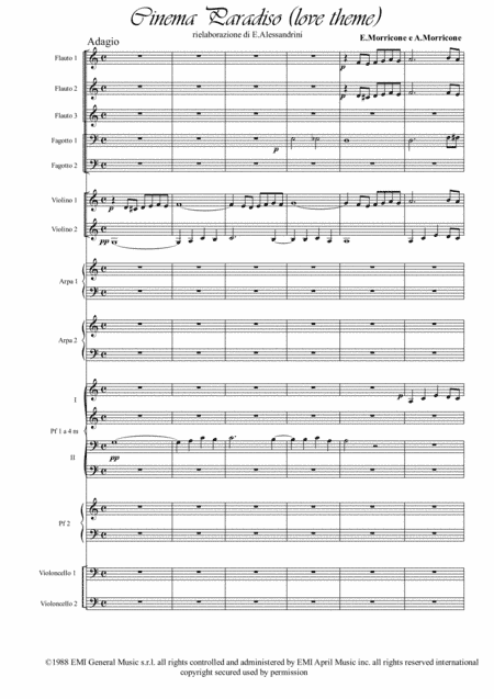 Love Theme (tema D'amore) (arr. Ester Alessandrini)