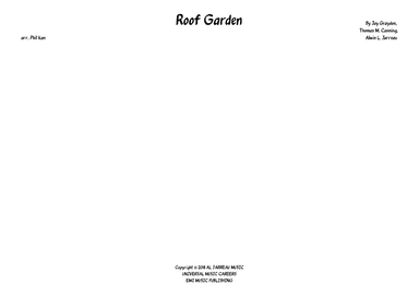 Roof Garden (arr. Phil Kan)